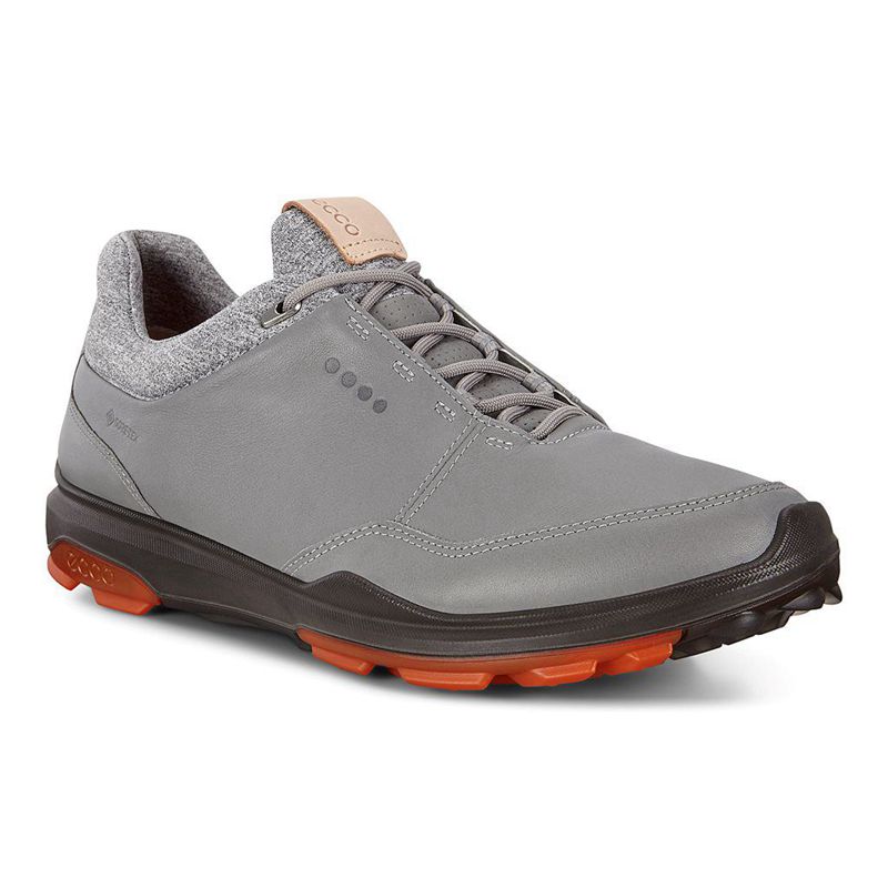 Men Ecco M Golf Biom Hybrid 3 - Golf Shoes Grey - India YPHJKN017